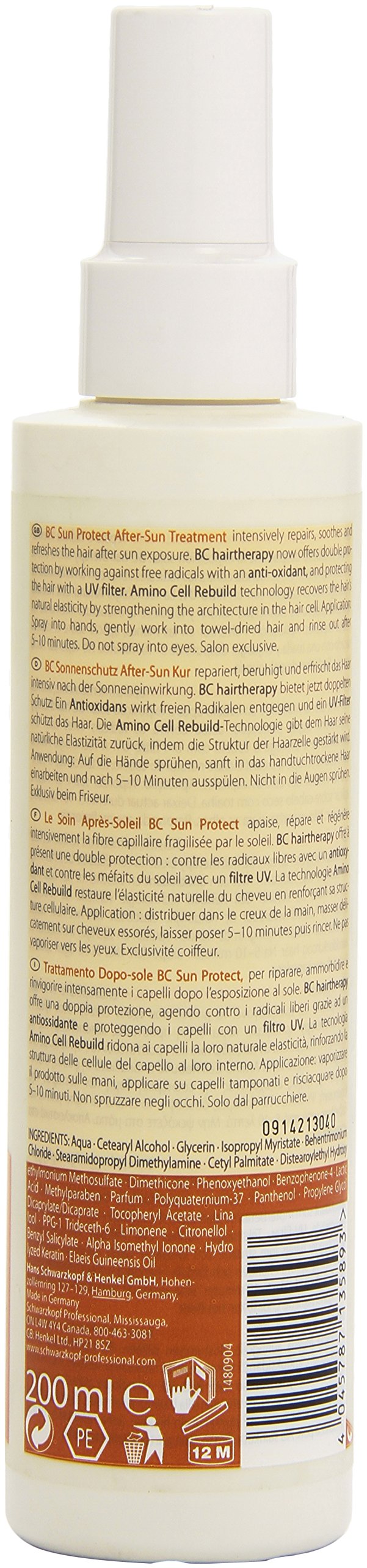 Schwarzkopf Bonacure Sun Protect After-Sun Treatment 200ml