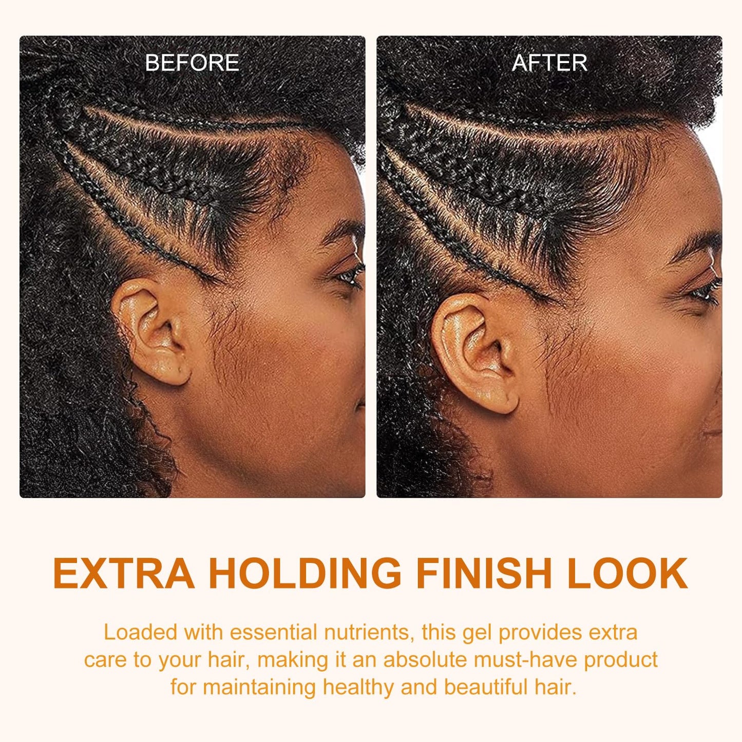 Frovetani Premium Styling Gel, Styling Strong Hold Styling Gel, Long-Lasting and Enhancing Shine, Anti Hair Loss & Fighting Friz Styling Gel for Dry, Curly, Thick, and Frizzy Hair, Non-Sticky 2.12 oz(60g))