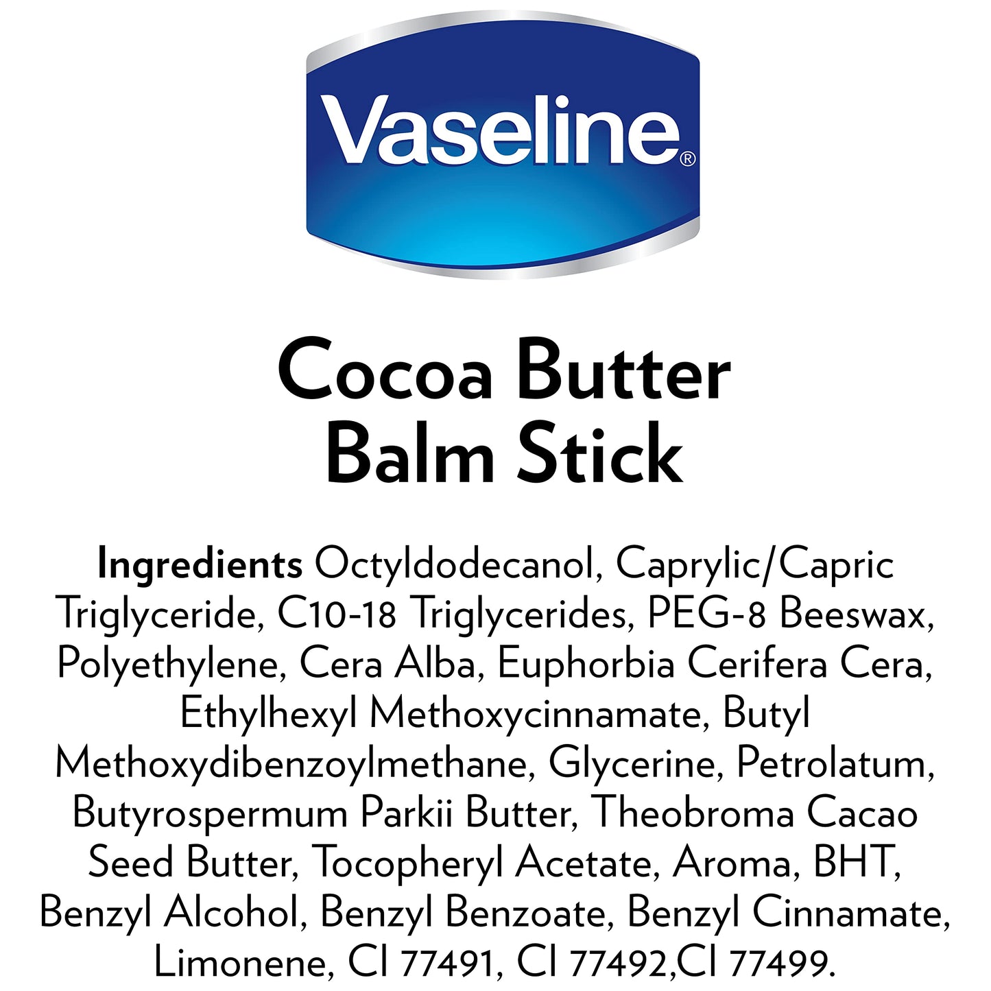 Vaseline Cocoa Butter Stick 8 x 4g