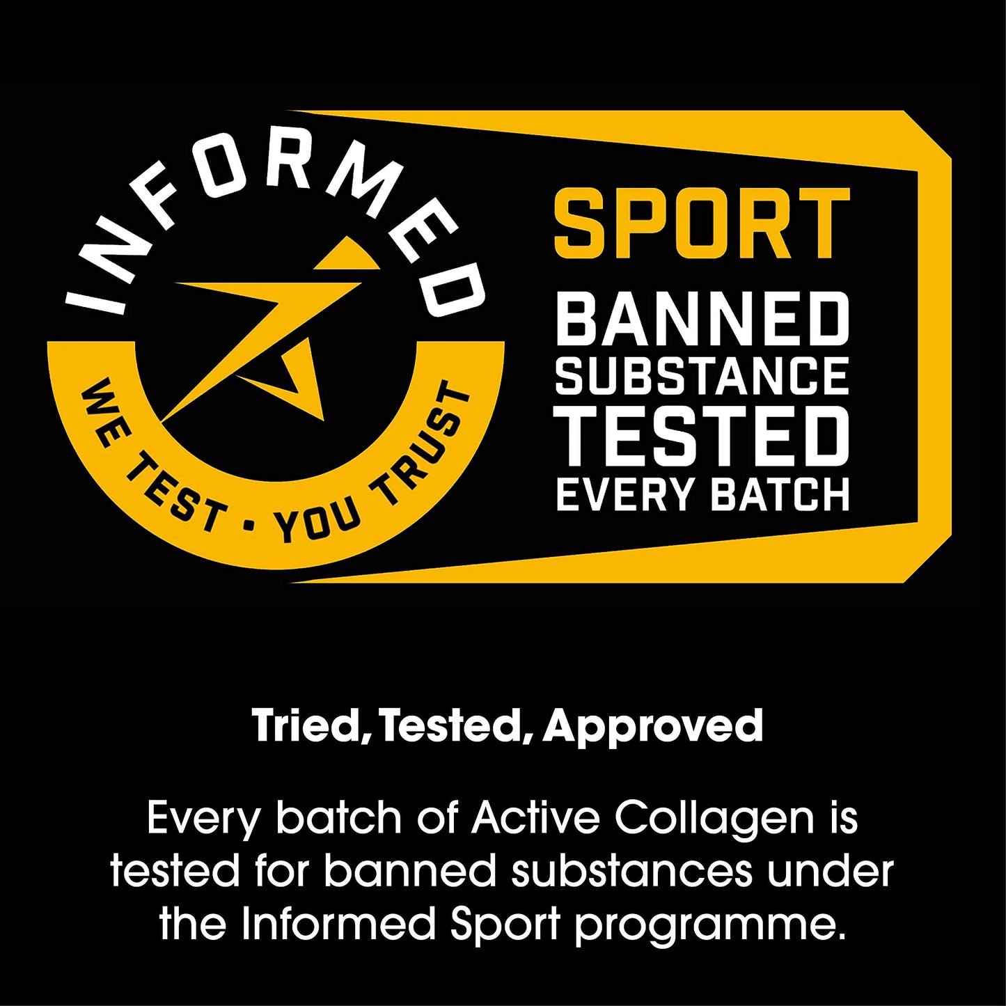 U Perform - Informed Sports Collagen for Fast Muscle Recovery, Hydrolysed Collagen Peptides from Grass Fed Bovine, 5000mg (150 Tablets)
