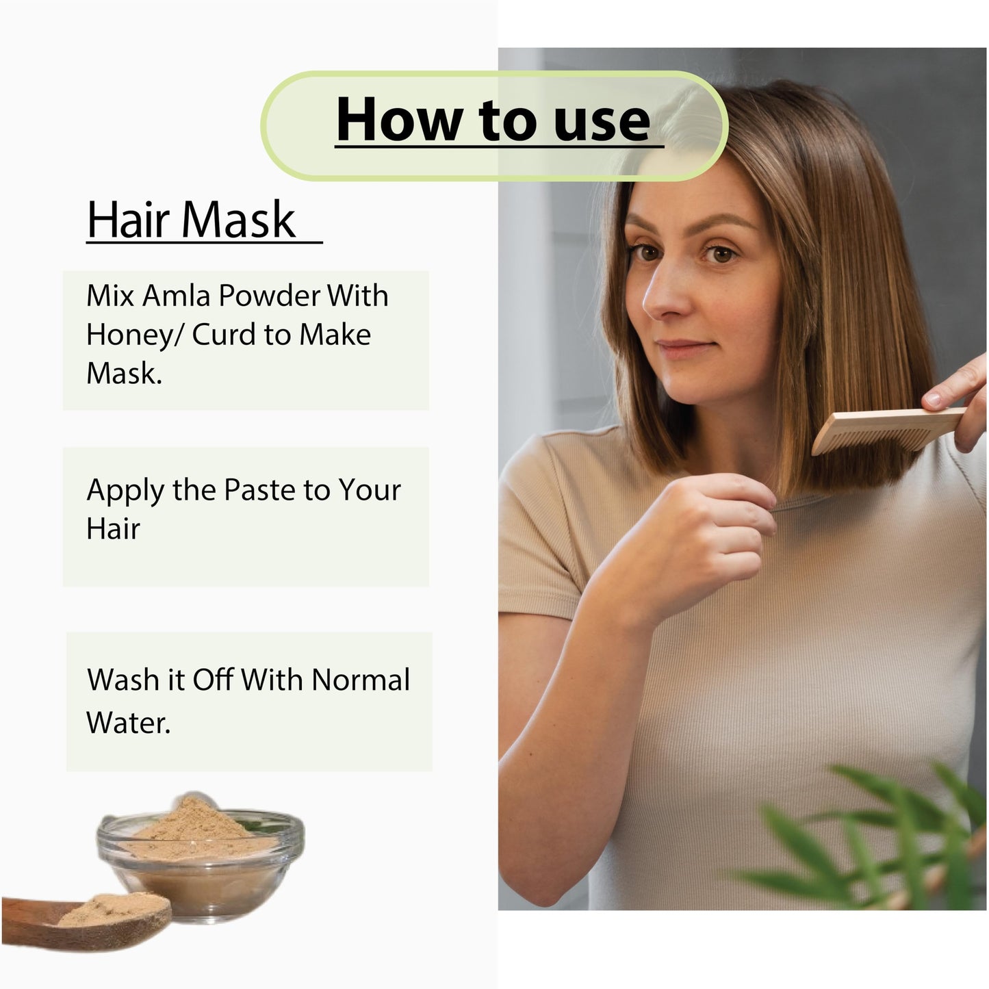 minature Combo Of Amla Powder Aritha & Shikakahi (Pack Of 3) | For Natural Beautiful Hair | Hair Pack for Hair, Conditioning, Smooth, and Shinny, and all types of Hair | 100 Each (100g*3)