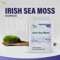 VED Organic Irish Sea Moss (Chrondrus crispus) 1200 mg 90 Capsules (45 Days Supply)