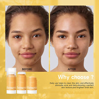 Lumiter Clay Mask Sticks, Green Tea Mask Stick + Turmeric Mud Mask Sticks, Deep Cleansing, Radiant Skin Care Set, 2-Pack