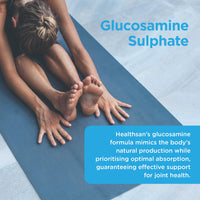 healthspan Healthspan Glucosamine Sulphate 2KCI 1,000mg (10 Months’ Supply) | Sustainably sourced Plant-Based glucosamine to Support Your Joints | 591mg Glucosamine Base with 20mg Vitamin C | Vegan