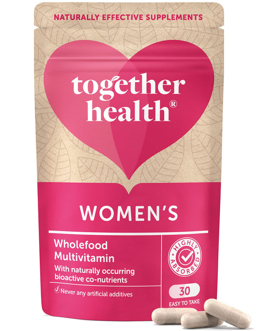 Women’s Multi Vitamin & Mineral – Together Health – Specially Formulated for Women – 22 Nature-Based Nutrients – Vegan Friendly – Made in The UK – Pack of 3 – 90 Vegecaps