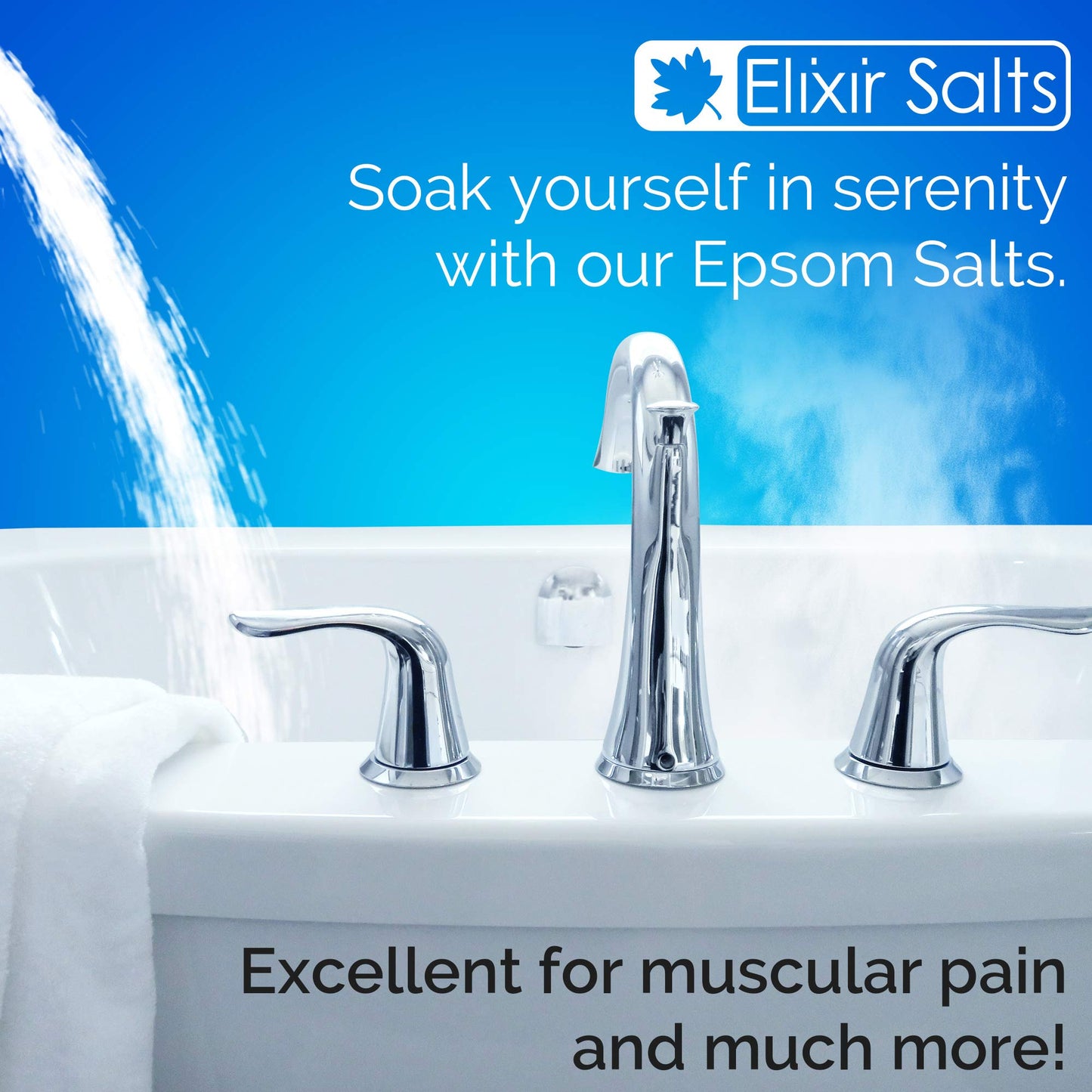 Elixir Gardens 100% BP FCC Food Medical Grade Organic Epsom Salts Various Sizes 200g-25kg | 300g | Mined in Germany