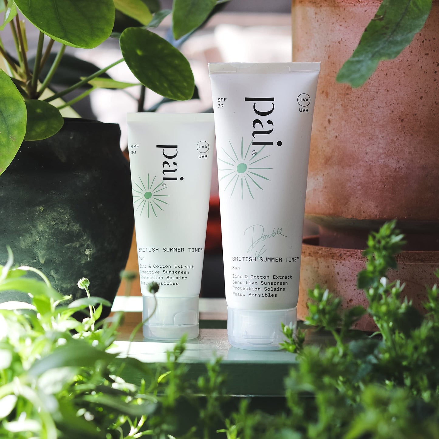 Pai London | BRITISH DOUBLE SUMMER TIME Sensitive Sun Screen For Face, SPF 30, Non-Nano Zinc Oxide + Cotton, Certified Organic, B-Corp, Vegan 75ml