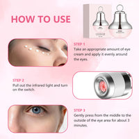 ANGEL SILK KOEC Electric Massage Eye Cream for Dark Circle, Firm and Smooth of Fine Lines, Tired Eye Refreshment with Gentle Vibration, for Anti-Wrinkle, Firming, Moisturizing