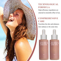 ExcellaElite 2 Pcs Sunless Tanning Drops, Body Face Tanning Drops to Naturally Boost Melanin for Men and Women to Enhance the Natural Skin Tone of the Body and Face