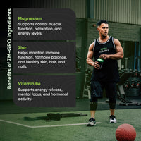 Freak Athletics ZM-GRO - Zinc, Magnesium & Vitamin B6 Capsules | 180 Vegan Capsules | Muscle Recovery, Sleep & Immune Support | High Absorption Formula | Made in The UK