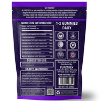 Puretrex PURETREX Family Sleep Gummies – Natural Sleep Aid for Adults & Kids – Sugar-Free, Vegan, Melatonin-Free – Calming Cherry Flavour Gummies with Herbal Blend for Relaxation & Restful Sleep – 60 Gummies