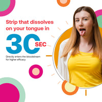 Diso Energy Supplement with Vitamin B12 - Box of 30 Oral Dissolvable Strips, Caffeine Help Reduce Fatigue, Tiredness & Mood Swings, Vegan, Sugar & Gluten Free