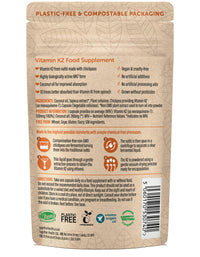 Vitamin K2 – Together Health – Vitamin K2 from Fermented Chickpeas – Highly Biologically Active MK7 Form – Vegan Friendly – Made in The UK – 90 Vegecaps