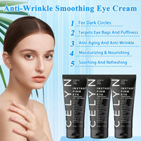 INBOLM 3Pack Eye Bag Cream Instant Firm Eye Tightener Instant Firm Eye Cream Tightener Eye Bag Cream Moisturizing Treatment With Eye Cream Massager