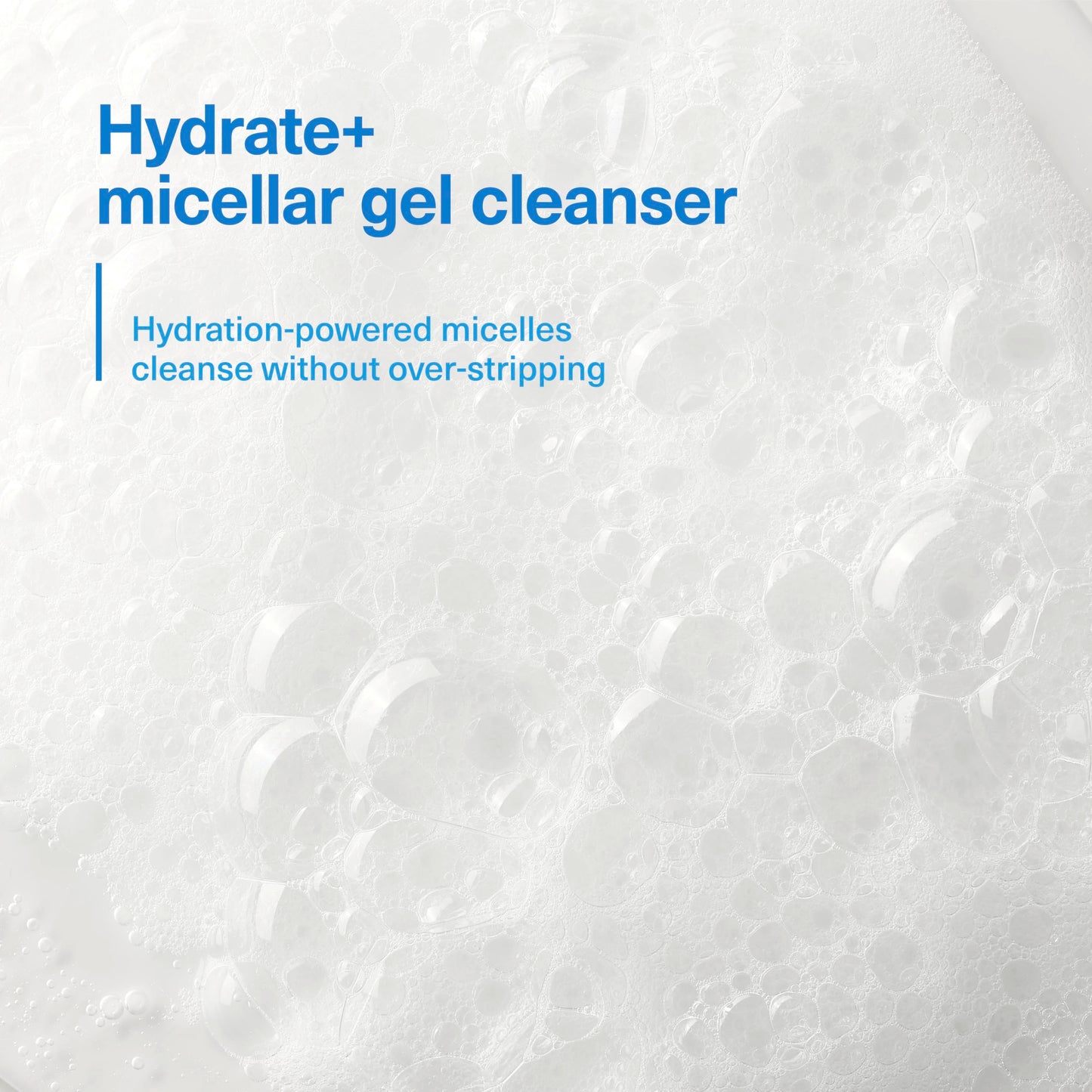 Simple Hydrate+ Micellar Facial Cleanser for a gently daily cleanse with micelles + vegan glycerin boosting hydration from the first use 240 ml