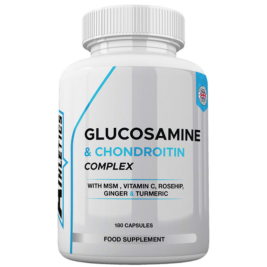 Freak Athletics Glucosamine and Chondroitin High Strength Complex - with MSM, Rosehip, Ginger & Turmeric