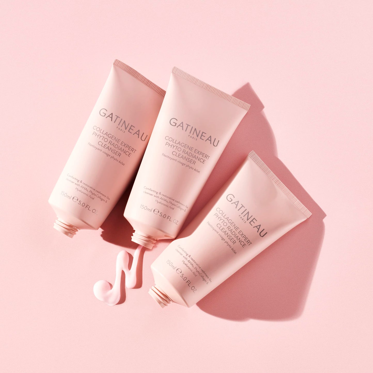 Gatineau - Collagene Expert Phyto Radiance Cleanser, Gentle Exfoliating Face Cleanser and Toner, Hydrating with Hyaluronic Acid (150ml)