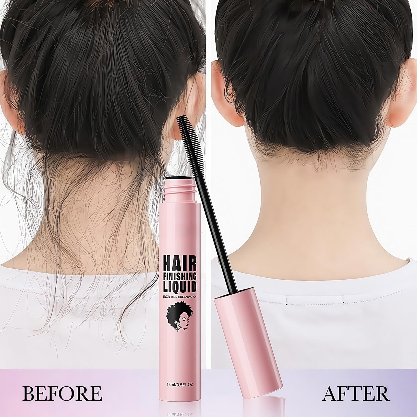 Coloroom Hair Wax Stick Women's - 15ml Slick Back Hair Stick for Flyaways - Not-Greasy & Moisturizing Hairs Gel Women's Styling Wax Sticks Hairs Mascara