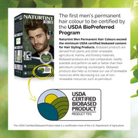 NATURTINT Naturtint Men Permanent Hair Colour Gel 6N Dark Blonde for Hair Beard and Moustache. Ammonia Free, up to 100% Grey Coverage, Natural Looking Long Lasting Results