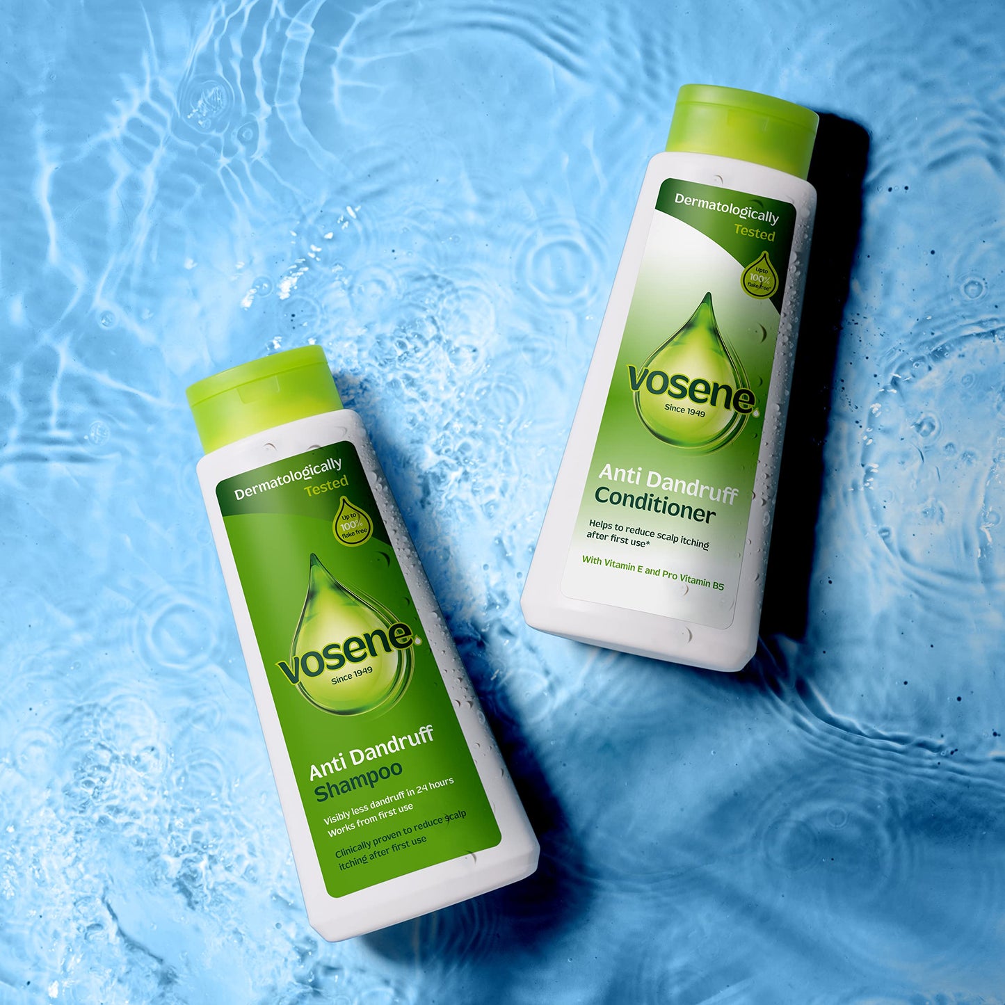 Vosene Anti-Dandruff Shampoo 300ml Reduces Dandruff & Scalp Itch, Daily Use