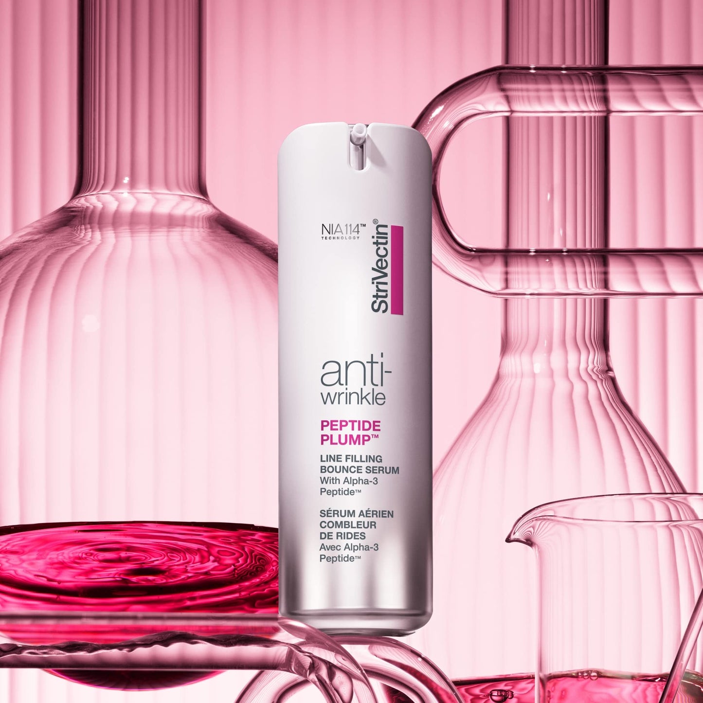StriVectin Peptide Plump™ Line Filling Serum (30ml) | Alpha 3 Peptides to Hydrate Skin & Plump Skin, Bounce