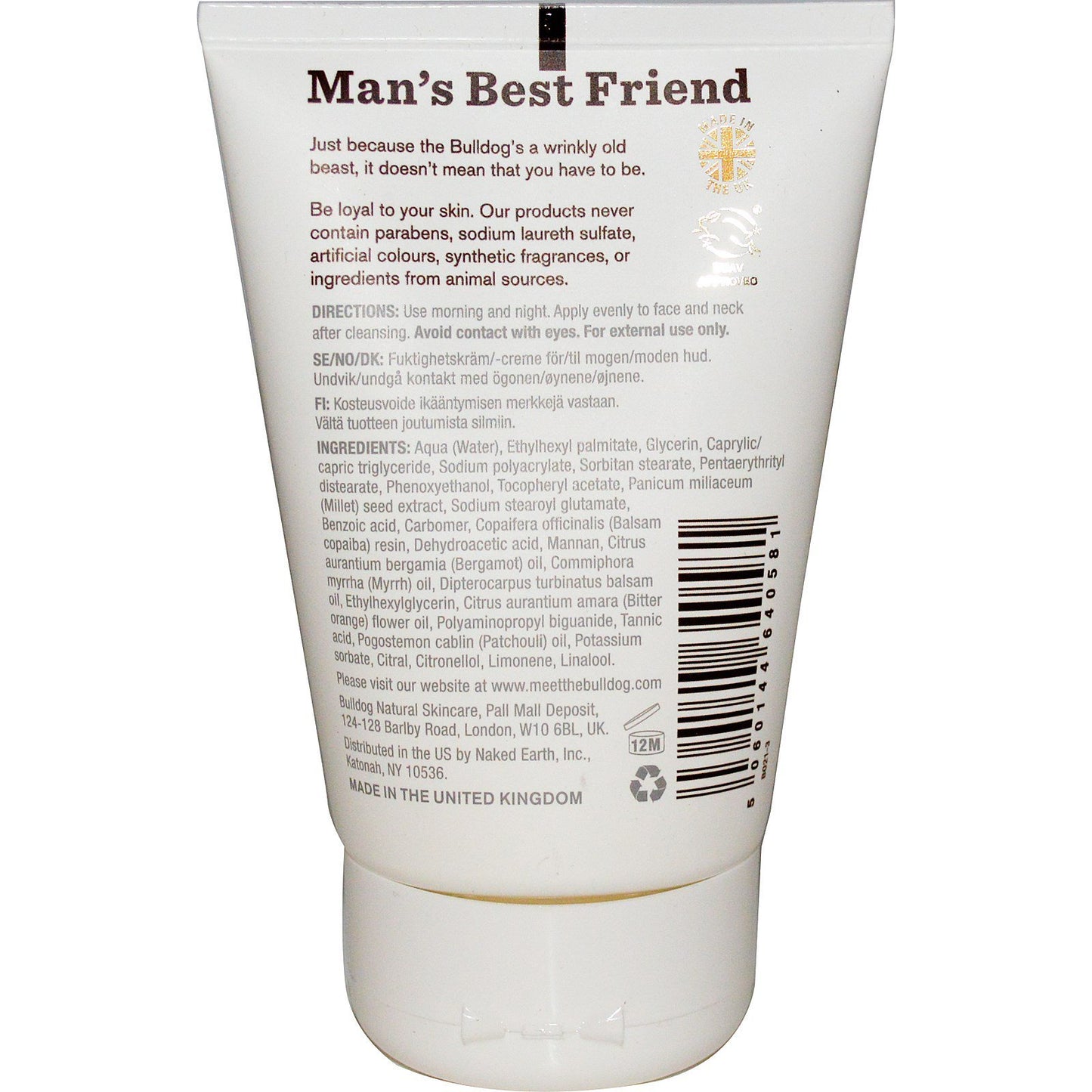 BULLDOG Bulldog Moisturiser Skincare for Man, 100ml, (Pack of 1)