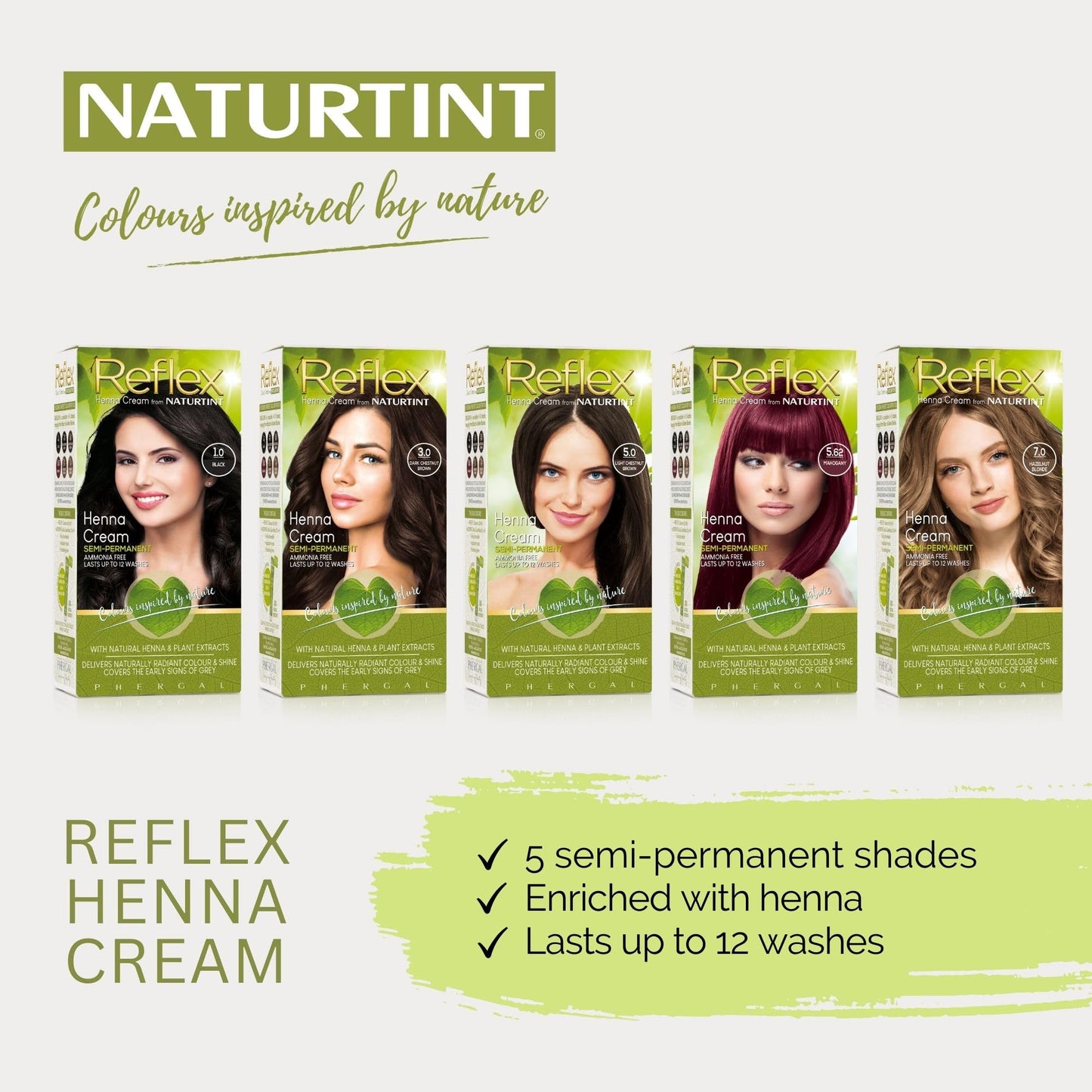 Naturtint Reflex Semi-Permanent Hair Colour 5.0 Light Chestnut Brown