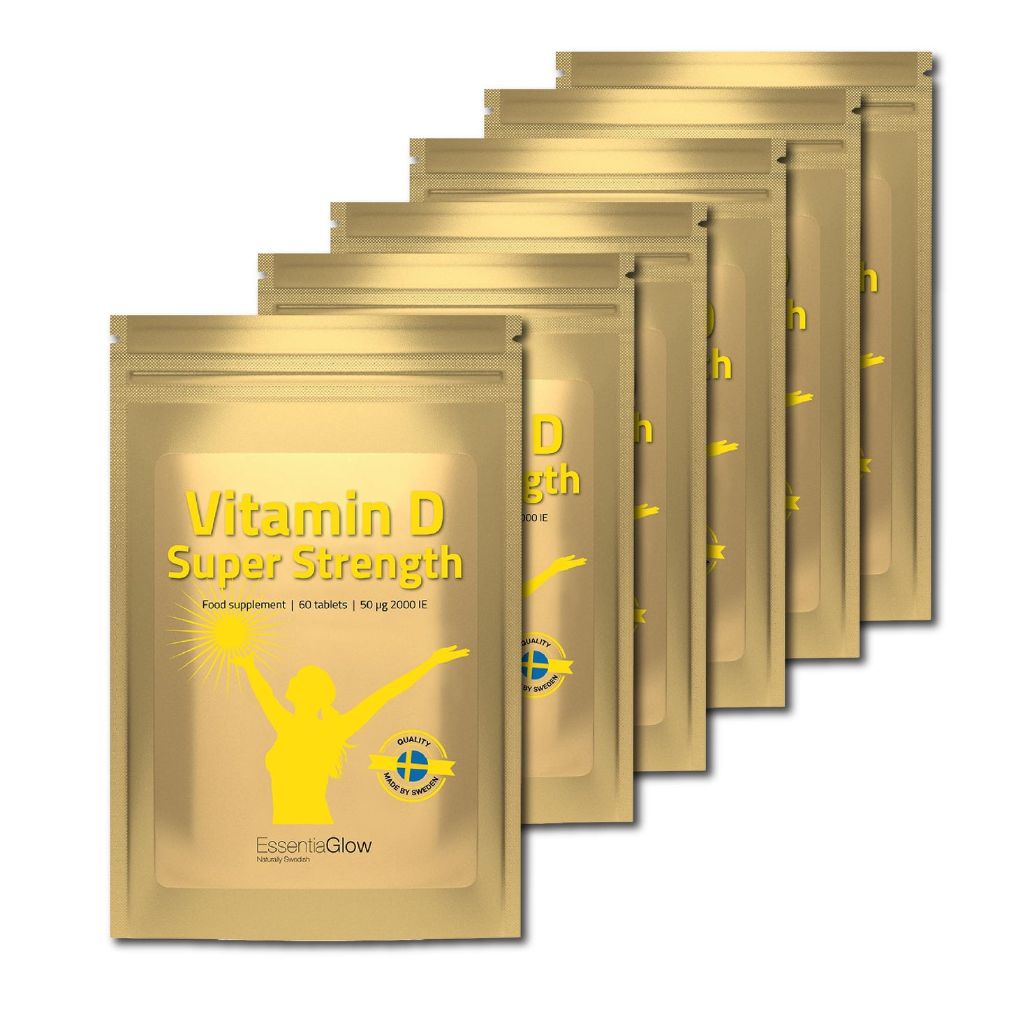 360 Vegan Vitamin D Tablets | 2,000 iu per Serving | High Strength Vitamin D3 | Immune System Support | (12 Months' Supply)