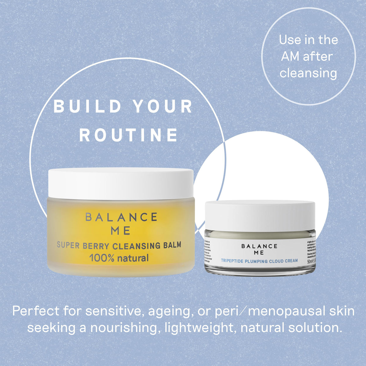 Balance Me Tripeptide Plumping Cloud Cream 50ml, Face Moisturiser for Day and Night Use with Ceramides and Hyaluronic Acid, Collagen For Anti Aging and Anti Wrinkle