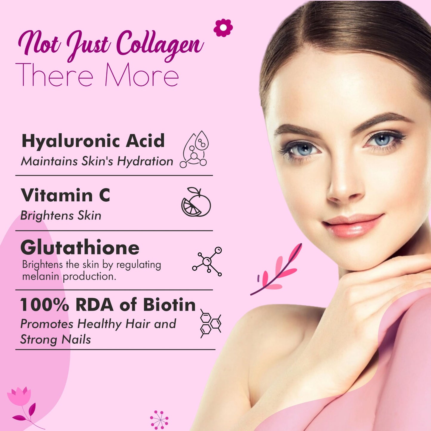 Vitaminnica Vita Beauty Collagen Powder Type I & III - 180g-30 Servings | Skin, Muscles, Joints & Gut Health (Mango)