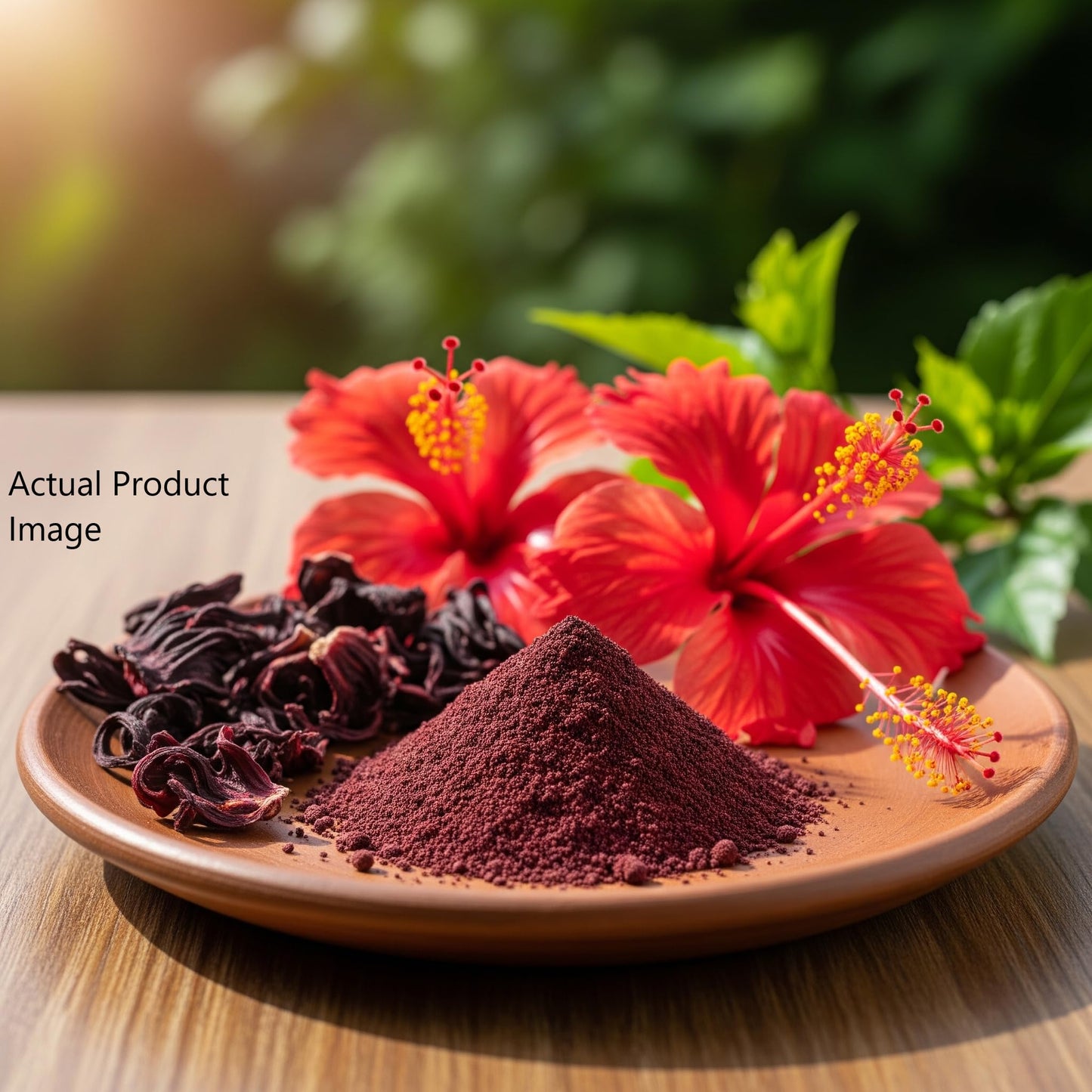 Accessorize Kingdom 100% Pure Herbal Powder for External Use – For DIY Face & Hair Packs | 250g 8.8 oz (Hibiscus)