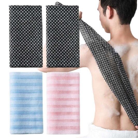 Belligern Exfoliating Towel 4 PCS Exfoliating Antibacterial Shower Towel Exfoliating Cloth Exfoliating Shower Towel Exfoliating Towels for Men and Women Bath Extra Long Exfoliating Face Towel