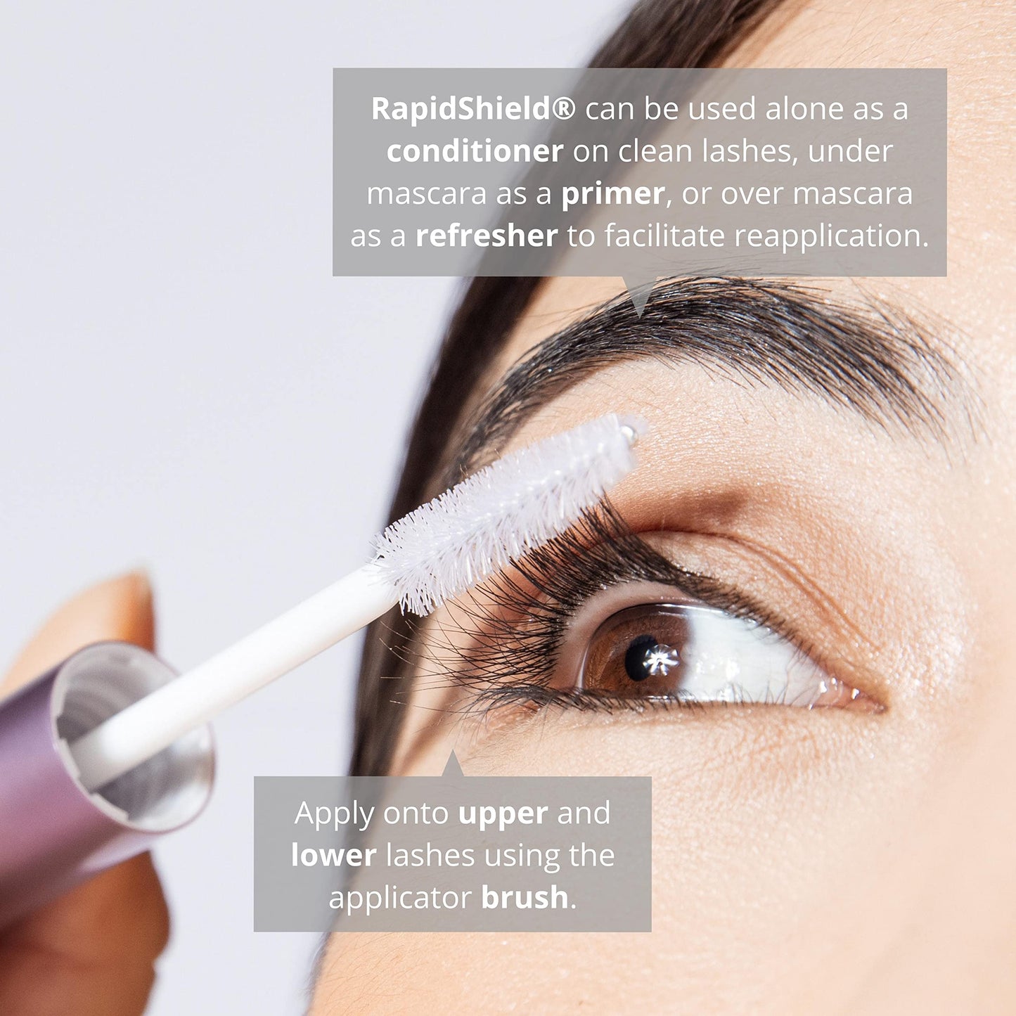 RapidLash Bundle - 1 x RapidShield Eyelash Daily Conditioner, 4 ml & 1 x RapidLash Eyelash Enhancing Serum, 3 ml (Pack of 1)