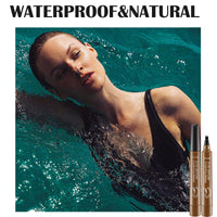 HAORQEE Eyebrow Pencil Eyebrow Pen, Tattoo Waterproof Microblading Brow Pencil Smudge-Proof Long Lasting Brow Pen with 4-Fork-Shaped Tip Natural Eye Brow Makeup for Women (Light Brown)