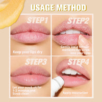 Turmeric Lip Scrub Exfoliator, Vitamin C Lip Scrub, Moisturizing Lip Care to Remove Dead Skin, Lip Lightening For Dark Lips, Lip Exfoliator Scrub, Sugar Scrub for Chapped & Cracked Lips for Lip Repair