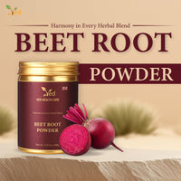 VED Organic Beet Root Powder, Support to Digestive System, Skin and Strengthen Hair,100g