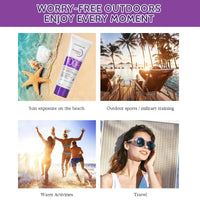 BloomBelle Sun Cream SPF 100 PA+++, Sports Sunscreen SPF 100, Ultra Light UV Protection Face Sunscreen, Very High Protection Suncream Factor 100, Very Water + Sweat Resistant, Refreshing, Non-Greasy & Non-Sticky
