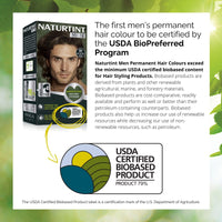 Naturtint Men Permanent Hair Colour Gel 5N Light Chestnut Brown for Hair Beard and Moustache. Ammonia Free, up to 100% Grey Coverage, Natural Looking Long Lasting Results