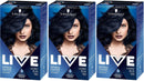 Schwarzkopf Live XXL Colour, Cosmic Blue Number 90 - Pack of 3 by Schwarzkopf & Henkel