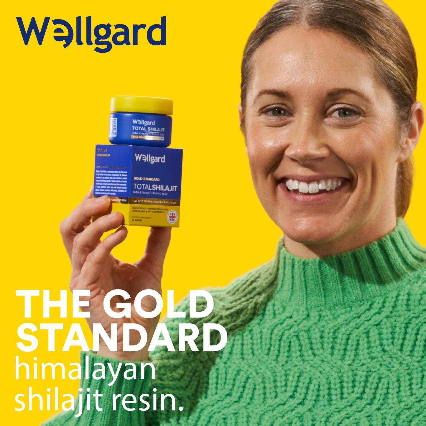 Wellgard Total Shilajit 50g - Scientifically Verified High Strength Fulvic Acid Soft Resin Himalayan Shilajit