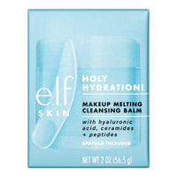 e.l.f. Holy Hydration! Makeup Melting Cleansing Balm, Face Cleanser & Makeup Remover, Infused with Hyaluronic Acid to Hydrate Skin, 2 Oz