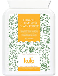 Kula Nutrition Turmeric Supplements with Black Pepper High Strength 1580mg - 90 Vegan Turmeric and Black Pepper Capsules - Tumeric and Ginger Joint Care Supplements with Curcumin, Anti Inflammatory Tablets