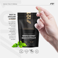 ALPHA01 White Kidney Bean Extract 7500mg – High Strength 1,500 AAIU Phaseolamin – 90 Vegan Capsules – Resealable and Recyclable Pouch – 3 Months Supply – by Alpha01