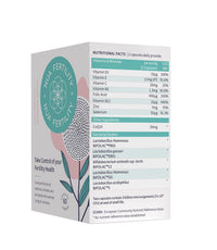 Nua Fertility NuaBiome Women – Multi-Award-Winning Fertility and Gut Health Supplement for Women Trying to Conceive with Live Bacteria, Vitamins and Minerals, Folate, Zinc and Vitamin D (60 Capsules)