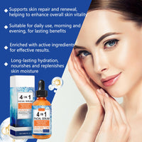 AuraBeen 4-in-1 Serum, Vitamin C, Hyaluronic Acid, Vitamin E & Niacinamide, Targets Pigmentation & Signs of Aging, 30ml