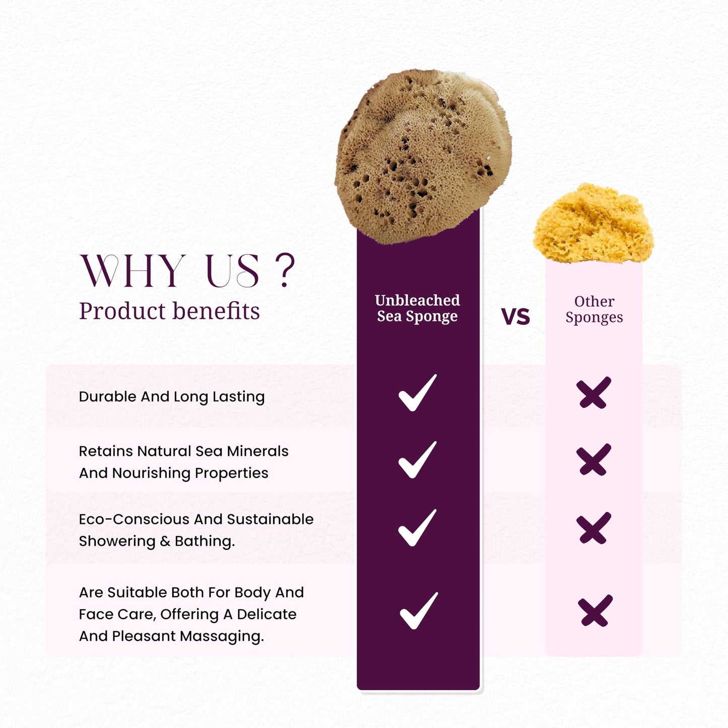 Natural Sea Sponge - Silk Luxuriously Soft Unbleached Bathing Sponge with Super High Absorbancy for All Skin Types (4-4.5"/10-11cm, Pack of 4)