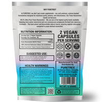 Puretrex Trans Resveratrol, 1000mg, 120 Vegan Capsules, Ultra-Pure Japanese Knotweed Extract, GMP Certified