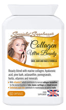 Specialist Supplements Collagen Ultra Beauty Marine Collagen, Hyaluronic Acid, Vitamin, Mineral, Herbal and Nutrient Complex