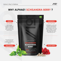 Organic Schisandra Berry 1000mg – High Strength Formula – Certified Organic, Non GMO, Gluten Free, Halal – 120 Vegan Capsules