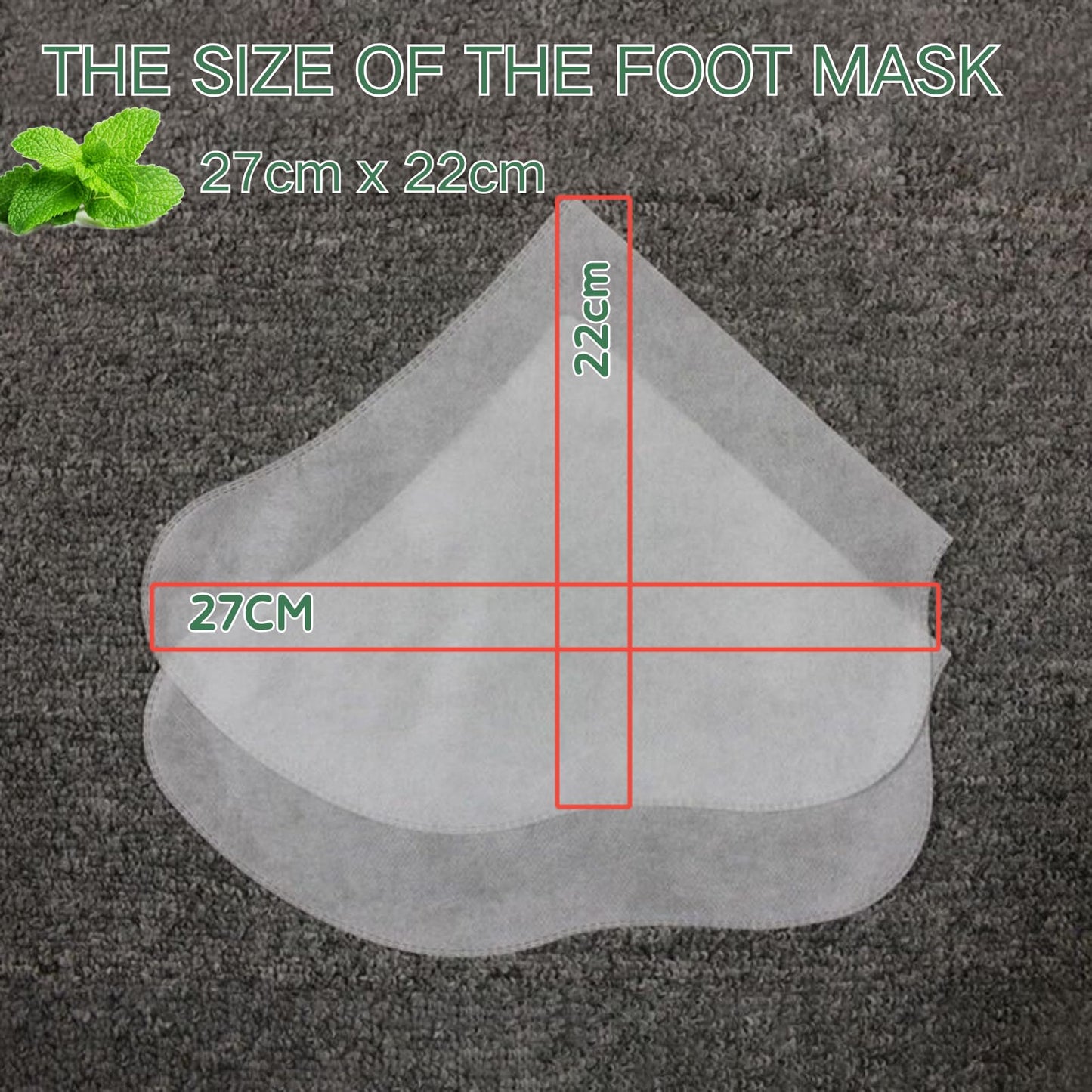 5 Pairs Mint & Tea Tree Foot Peel Mask – Exfoliating Foot Mask for Dry, Cracked Heels – Foot Care Socks for Women & Men - Softens Hard Skin & Hydrates for a Pampering Effect